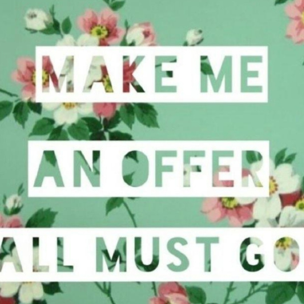 All reasonable offers accepted!